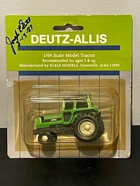 Scale Models Deutz Allis 6265 Louisville Farm Show 1987 1/64 AUTOGRAPHED 2/13/87