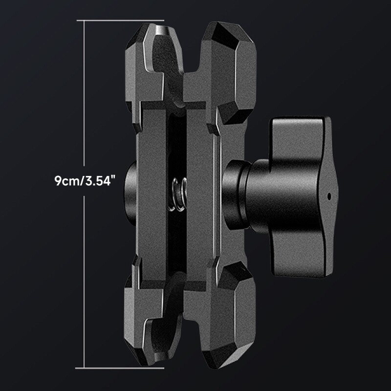 Heavy Duty Aluminum Shells Double Socket Arm for 1-Inch Ball Mounts