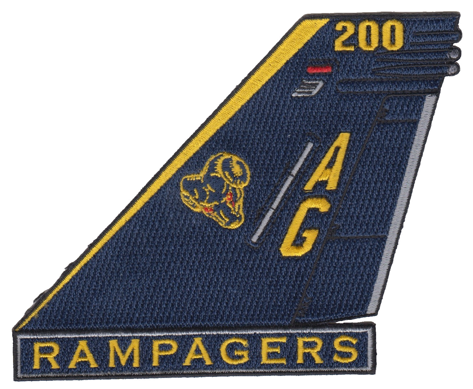 VFA-83 RAMPAGERS TAILFIN 200 PATCH