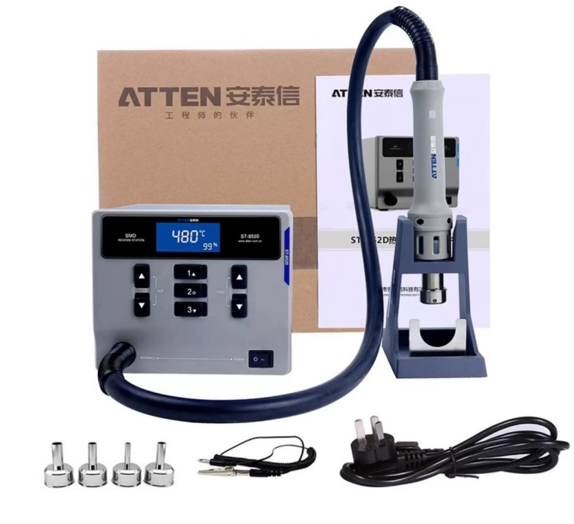 ATTEN St-862D 1000W Hot Air Digital Display Desoldering  Rework Station IN STOCK