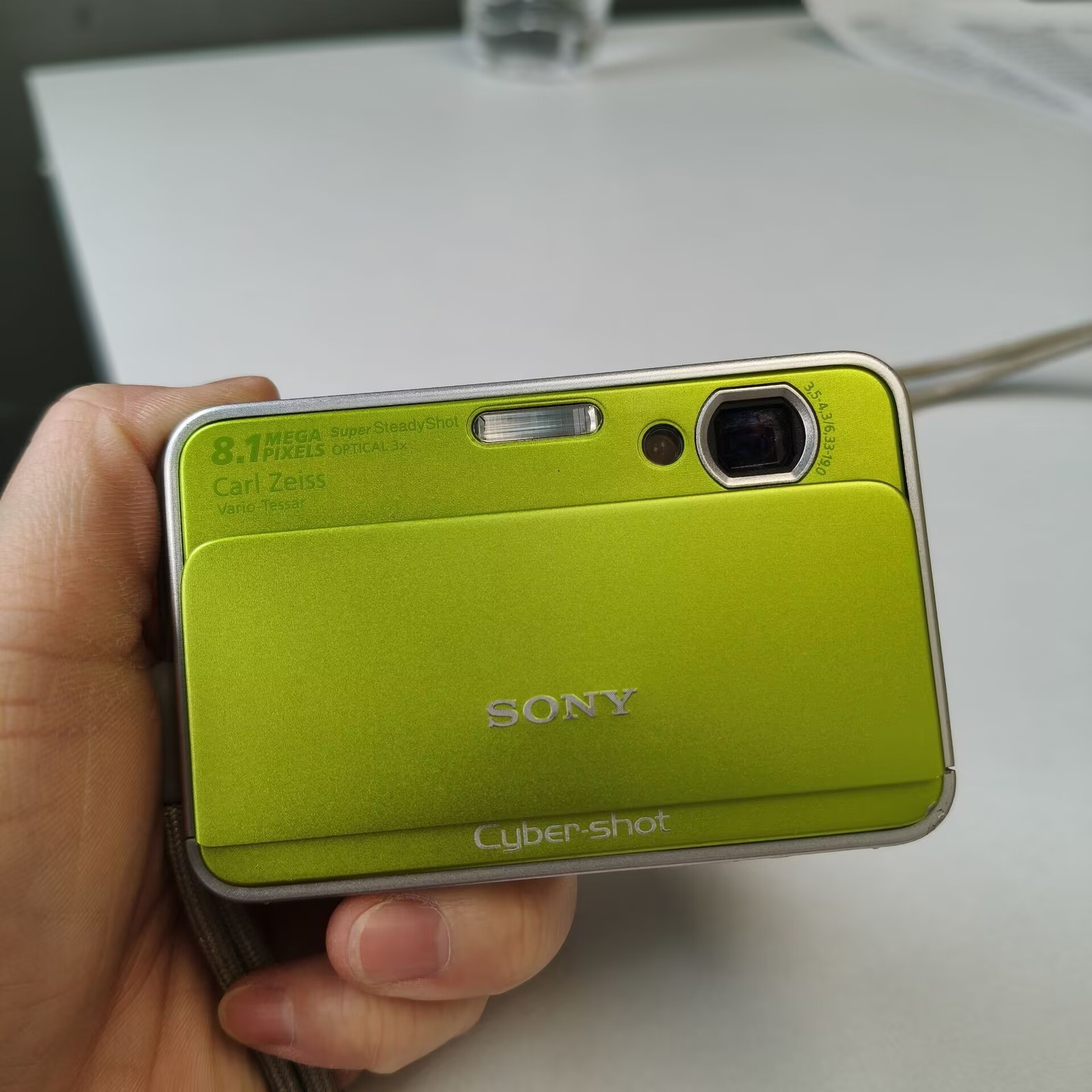 SONY Cyber-shot DSC-T2 8.1MP Vintage Digital Camera English Green Color