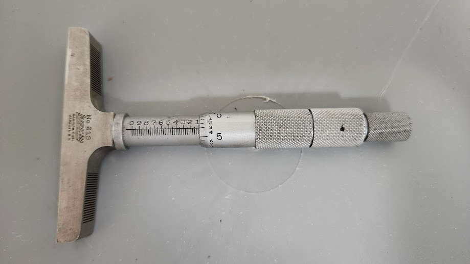 Lufkin Depth Micrometer No. 613  (Vintage) Made in USA