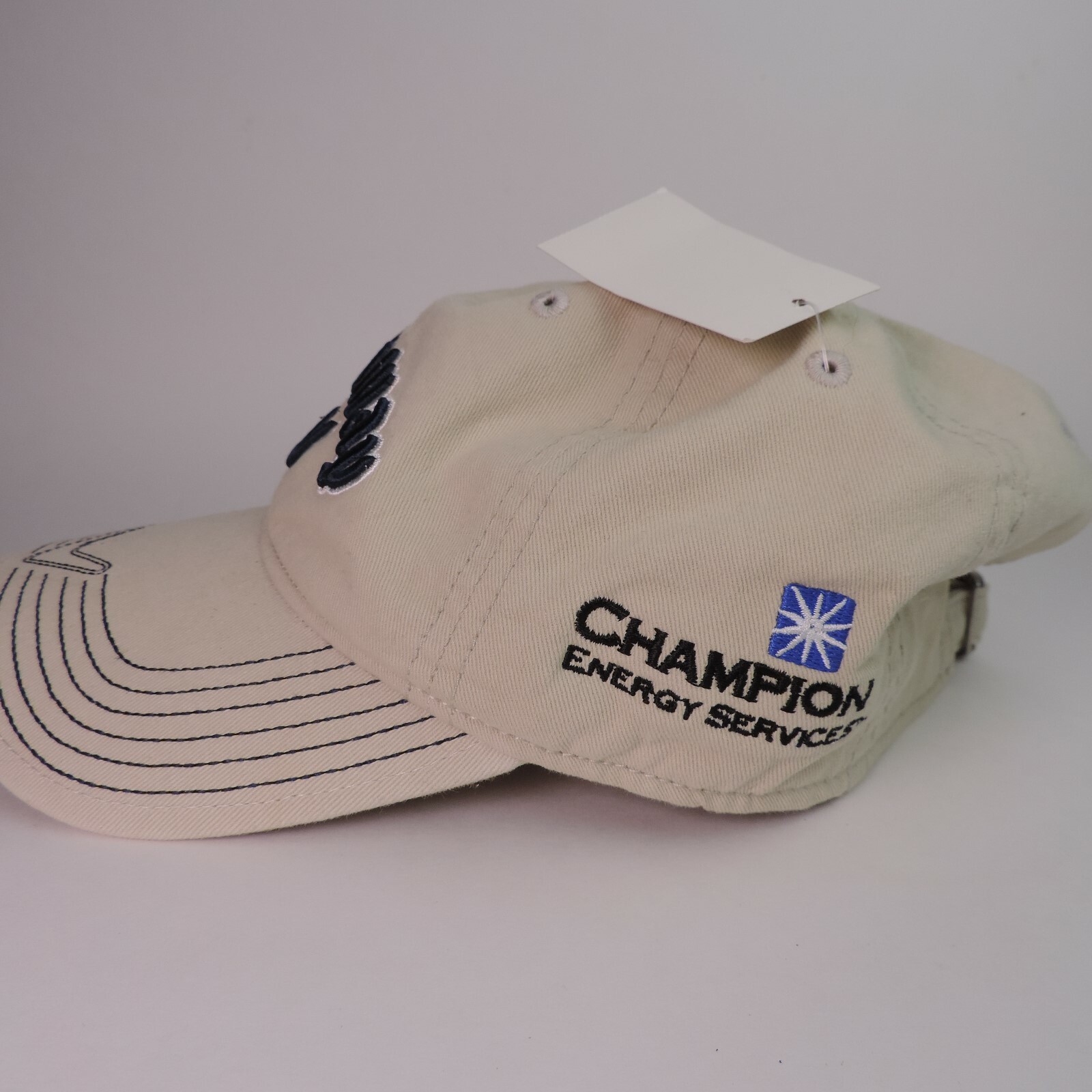 Callaway C-Tech Adjustable back Tan Navy & White Golf Unstructured Hat Cap