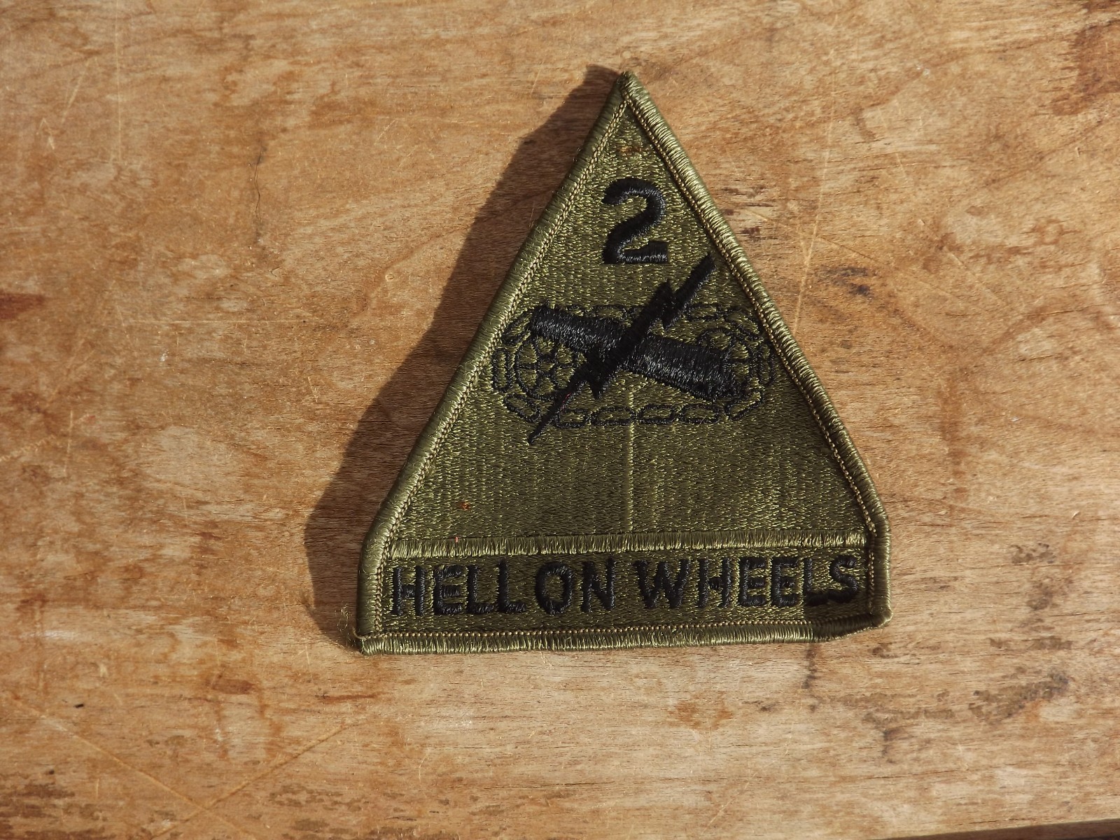 2nd Armored Division Patch, Subdued - INV# C792