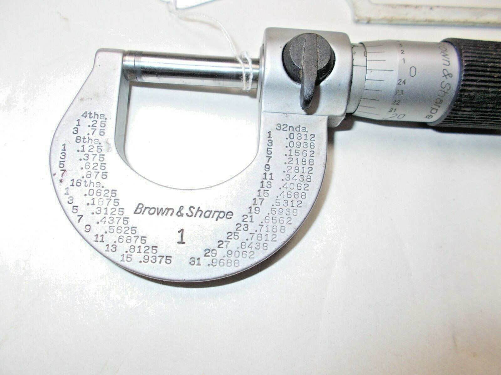 Brown & Sharpe No. 1 Machinist's / Toolmaker's 0 - 1" Micrometer