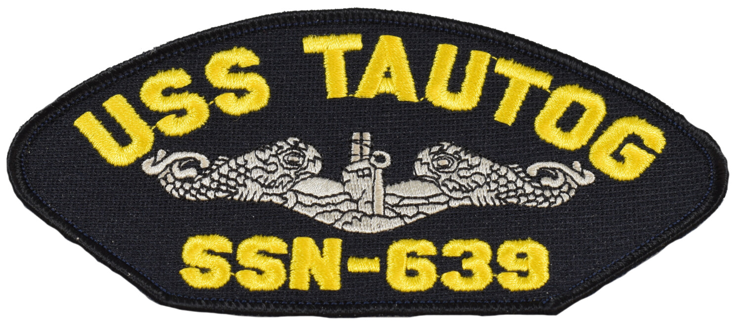 USS Tautog SSN-639 Ship Patch - Great Color - Veteran Owned Business