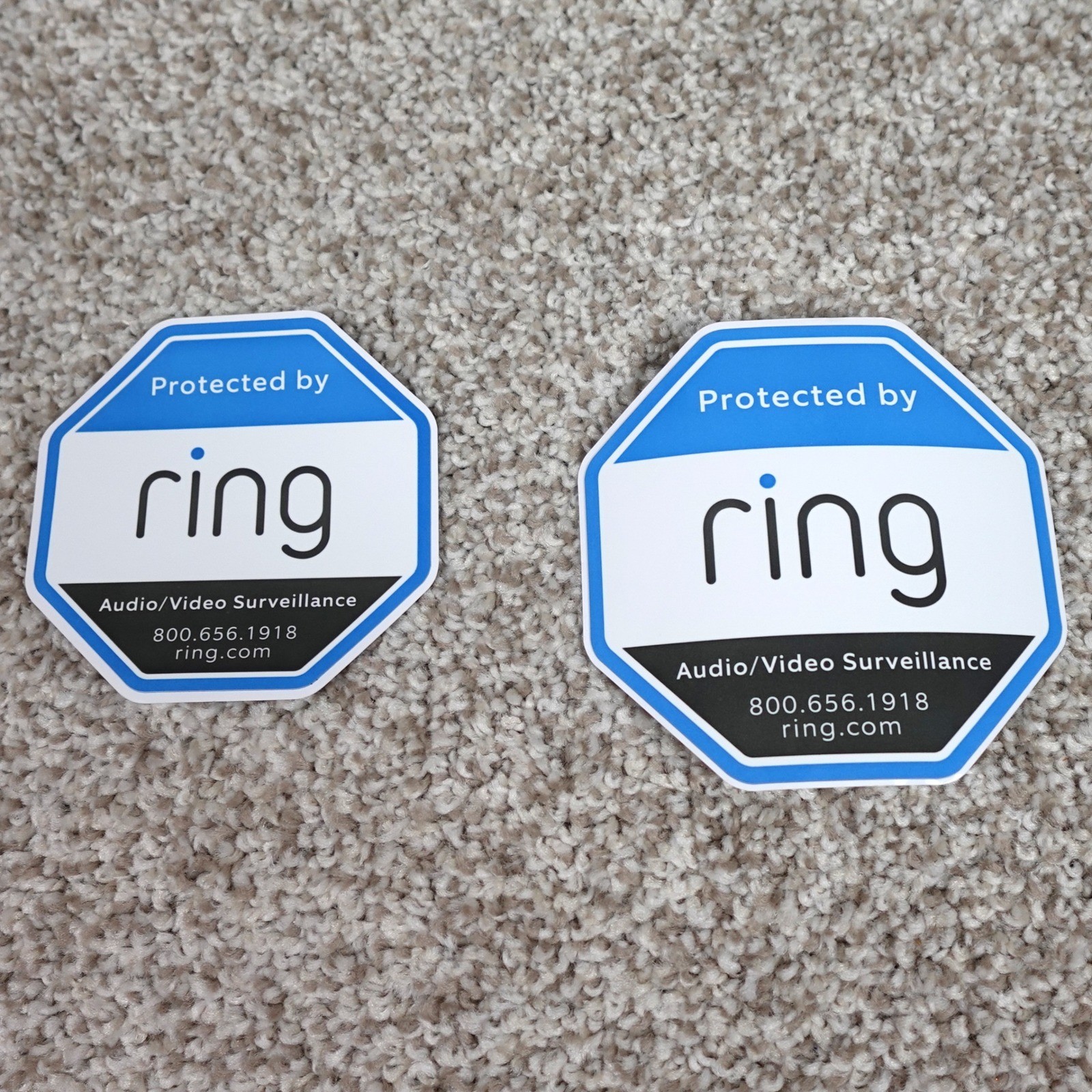 Ring Peephole Cam Faceplate Blueprint Security System Sticker Decal