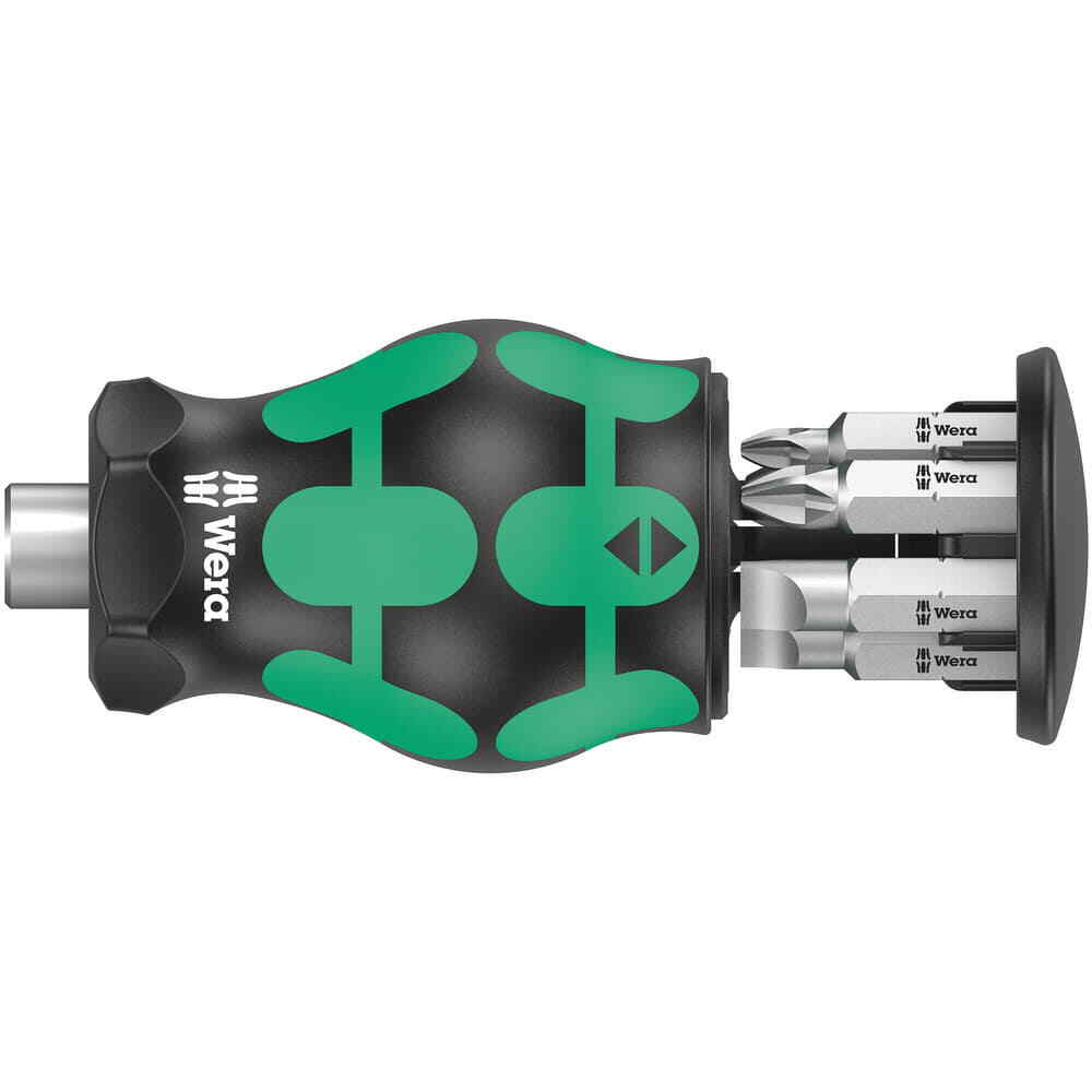 Wera 05008877001 PH/SL Kraftform Kompakt Stubby Magazine 4, 6 Pcs