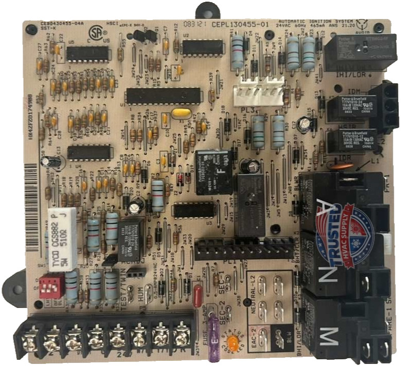 HK42FZ017 Missing one Mount Loop GENUINE OEM Furnace Control Board CEPL130455-01