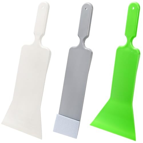 3 Pieces Window Tint Tools, Long Handle Auto Bulldozer Squeegee Scrubber