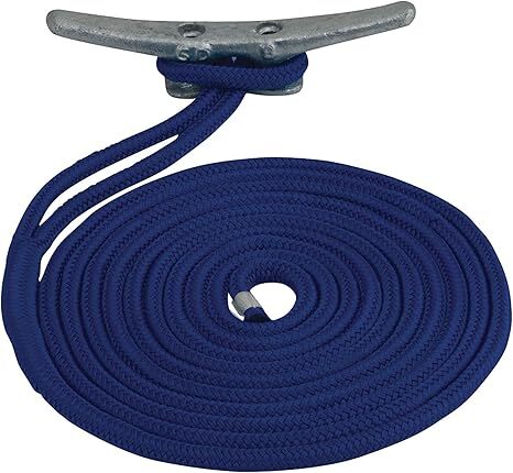 Sea-Dog Premium Dock Line, 1/2" x 20', Navy, 302112020NV-1