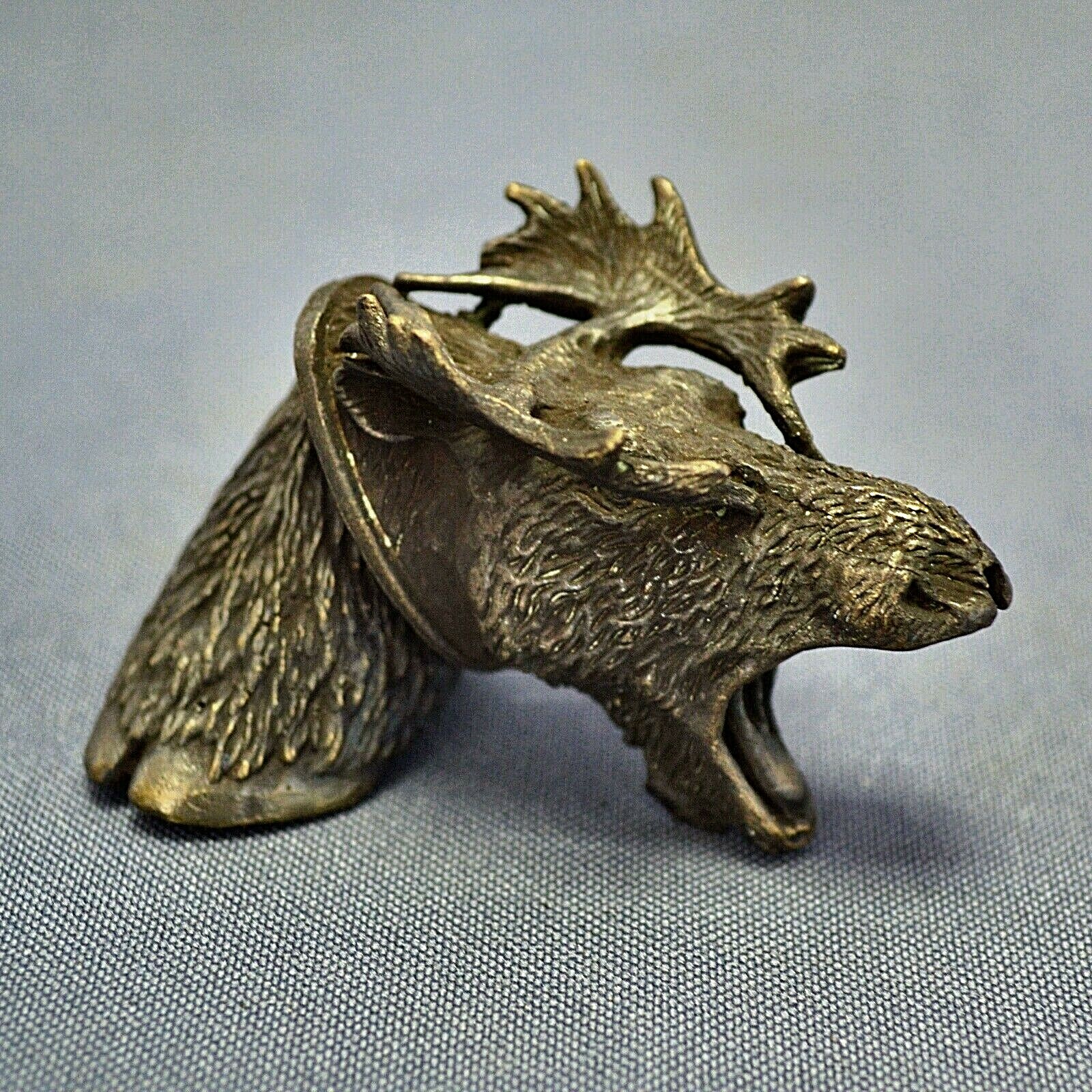 SET ELK SOLID BRONZE FINGER GUARD BOLSTER & POMMEL CUSTOM KNIFE MAKING