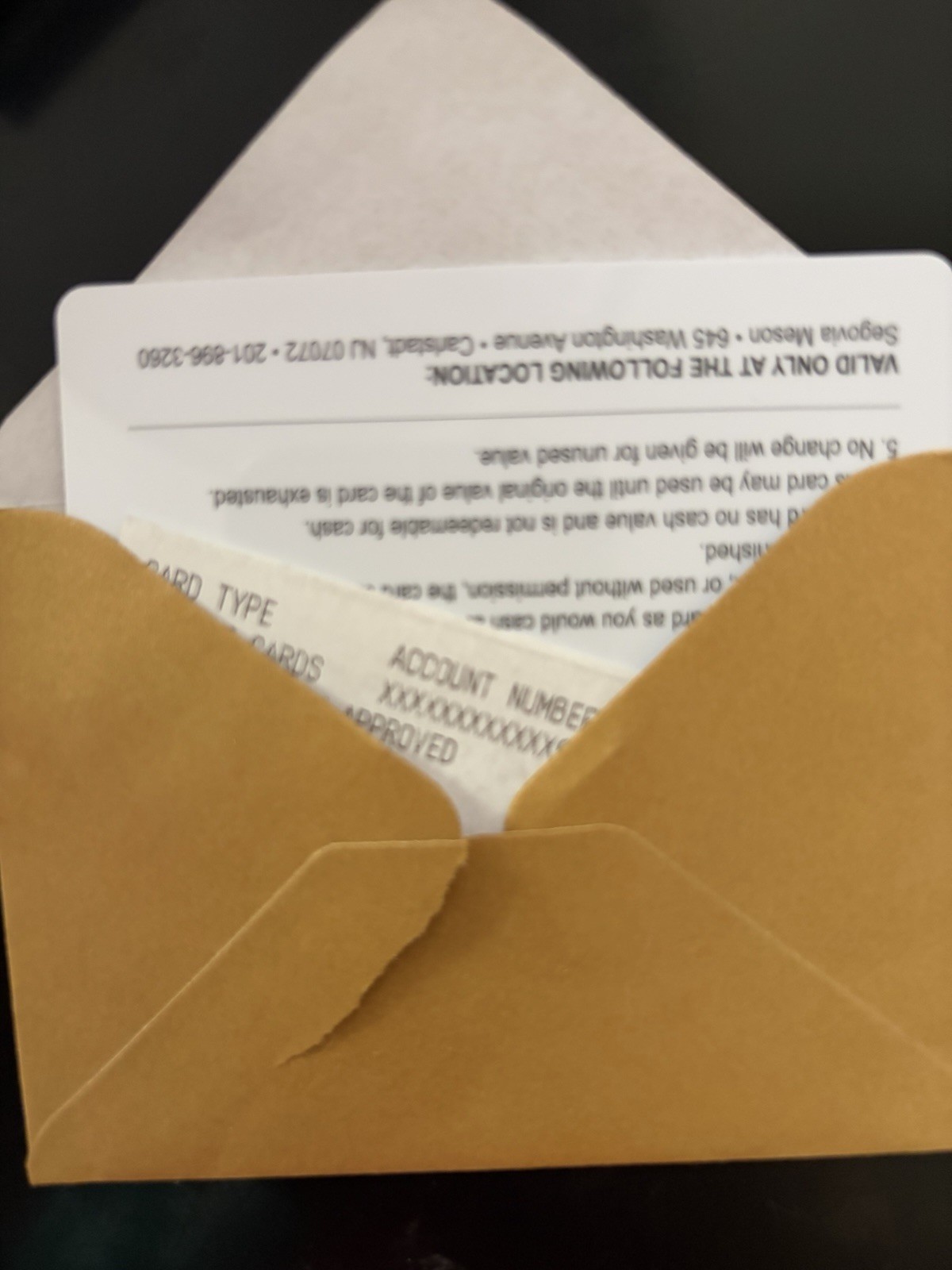 Segovia Meson $50 Gift Card