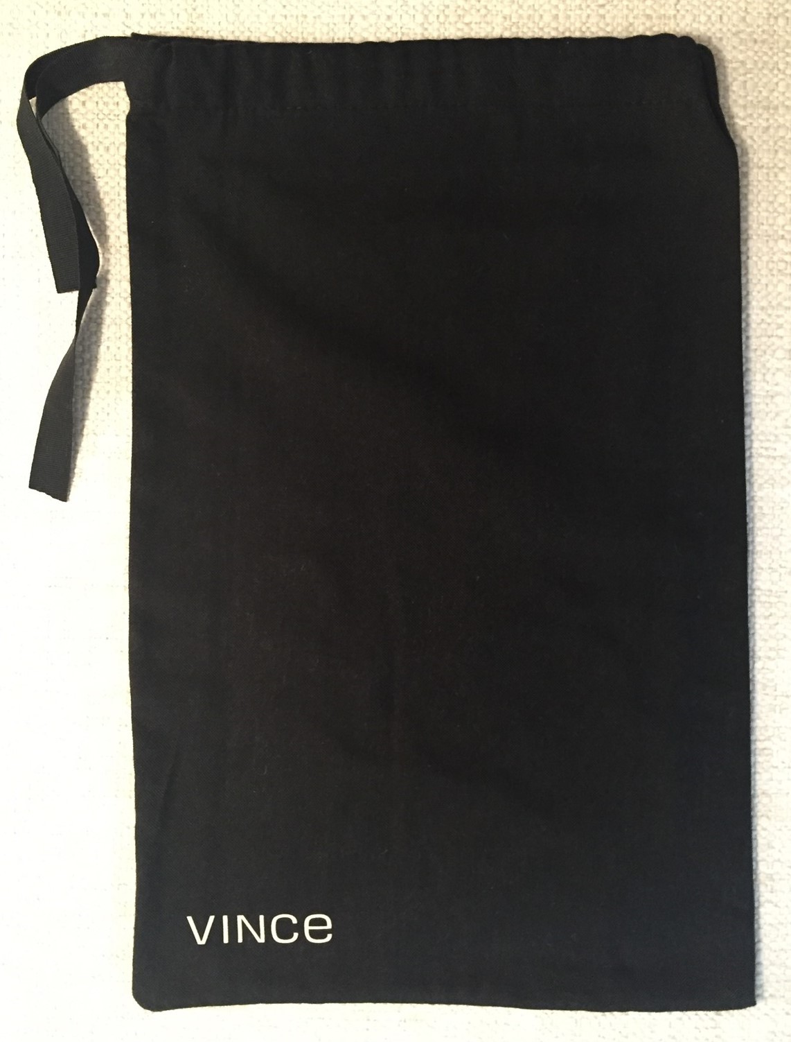 VINCE Drawstring Dust Bag Purse Handbag Shoes Storage Cover 10" x 15"
