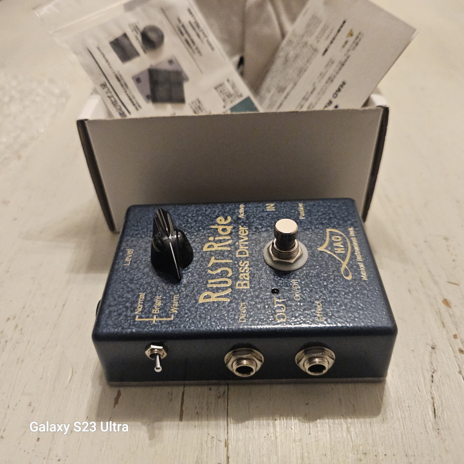 HAO NEW Rust Ride Bass Driver Overdrive Booster Ship World Wide