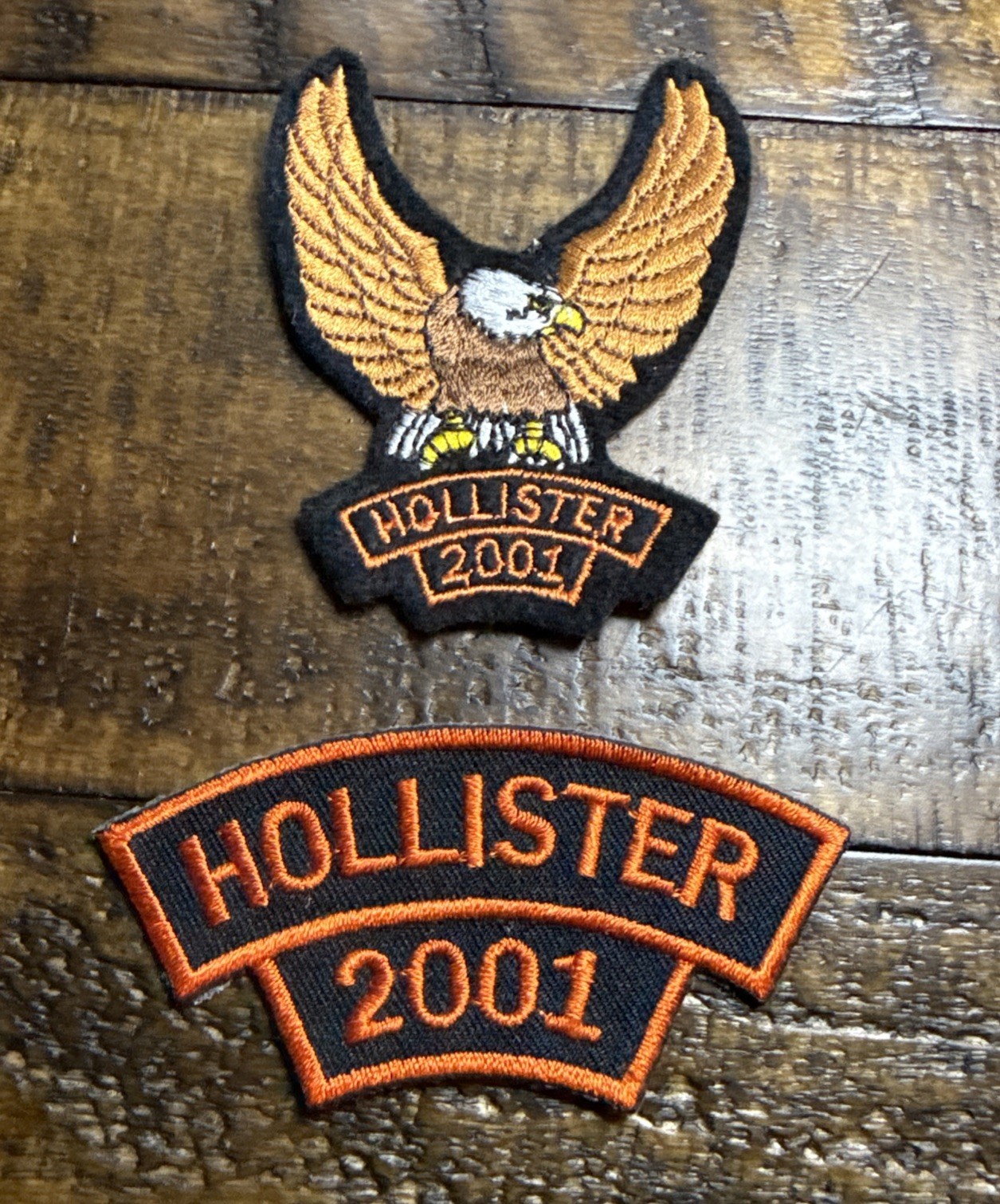HARLEY DAVIDSON PATCHES HARLEY DAVIDSON HOLLISTER 2001 EAGLE NEW