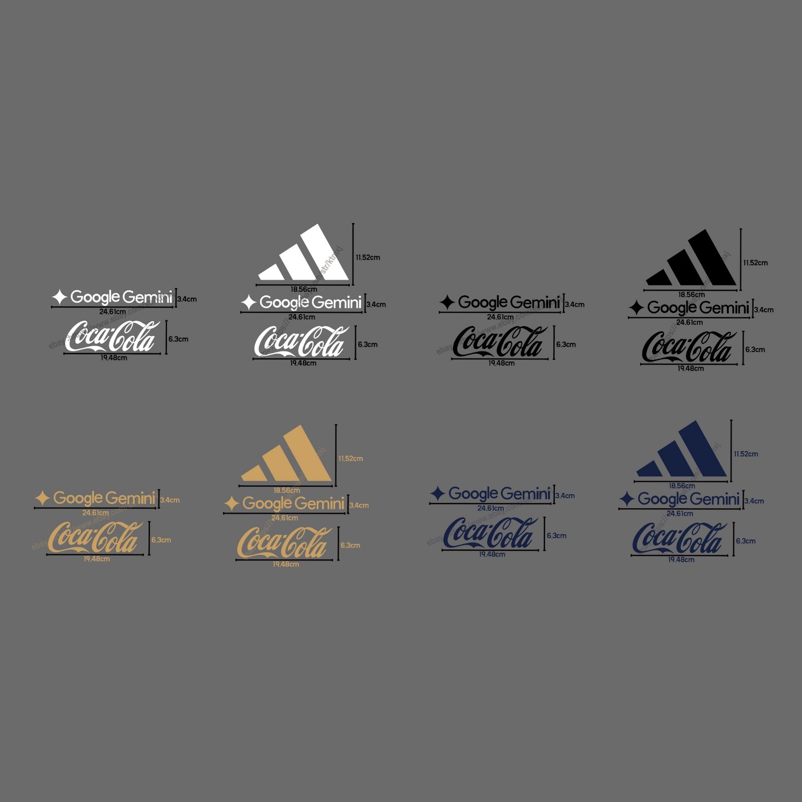 Argentina 2025 Soccer Sponsor Patch Set Heat Transfer Gemini Coca Style Kit