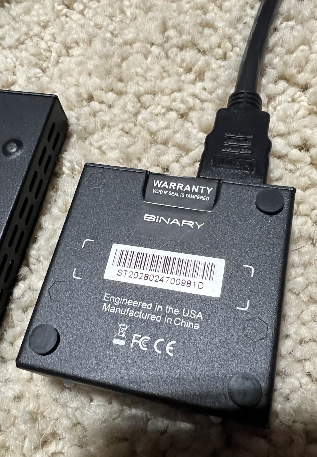 Vanco EVEXHDB1 Evolution HDBaseT 4K HDMI Slim Extender Set x 2 & Binary