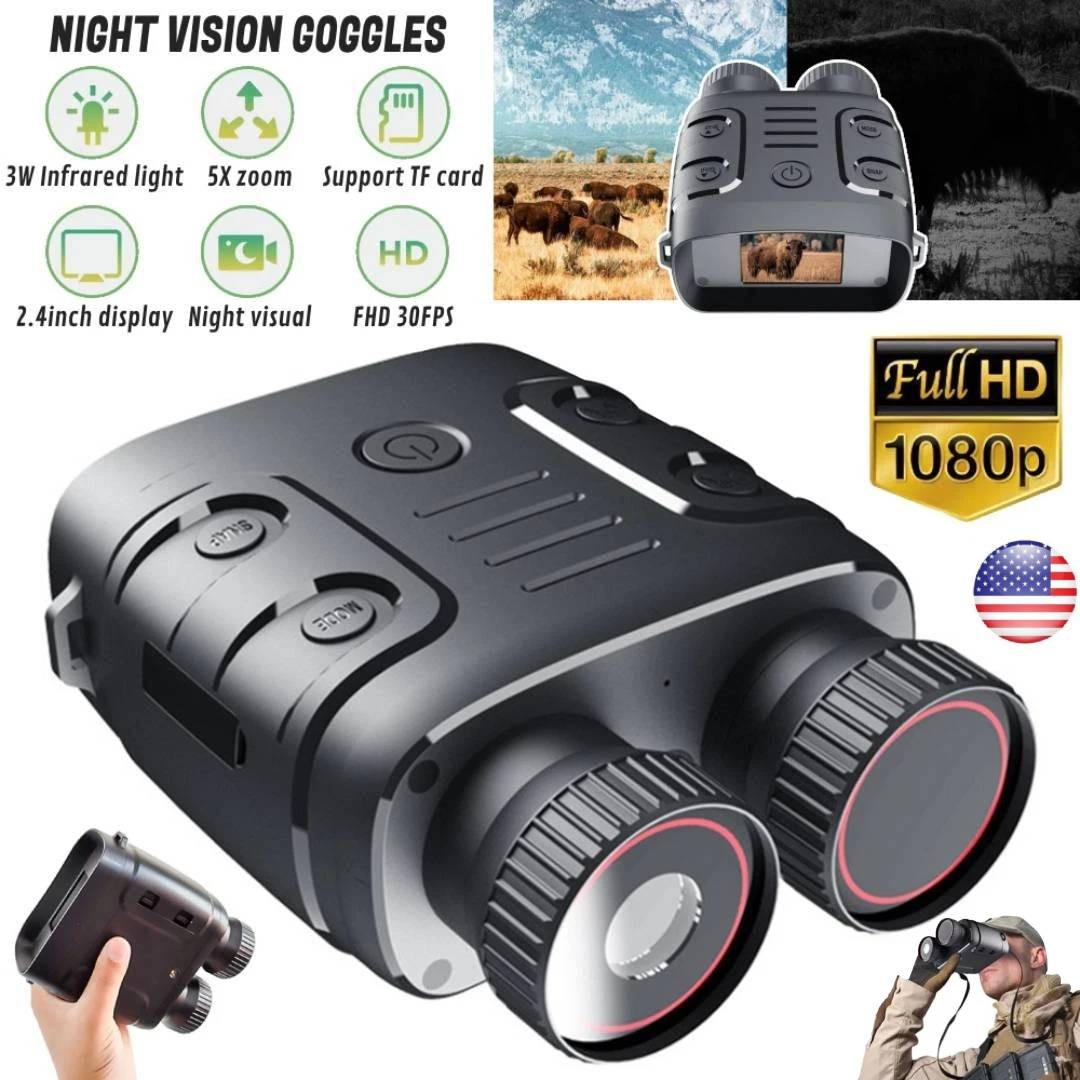 Night Vision Goggles Infrared Digital Binoculars For Total Darkness Surveillance