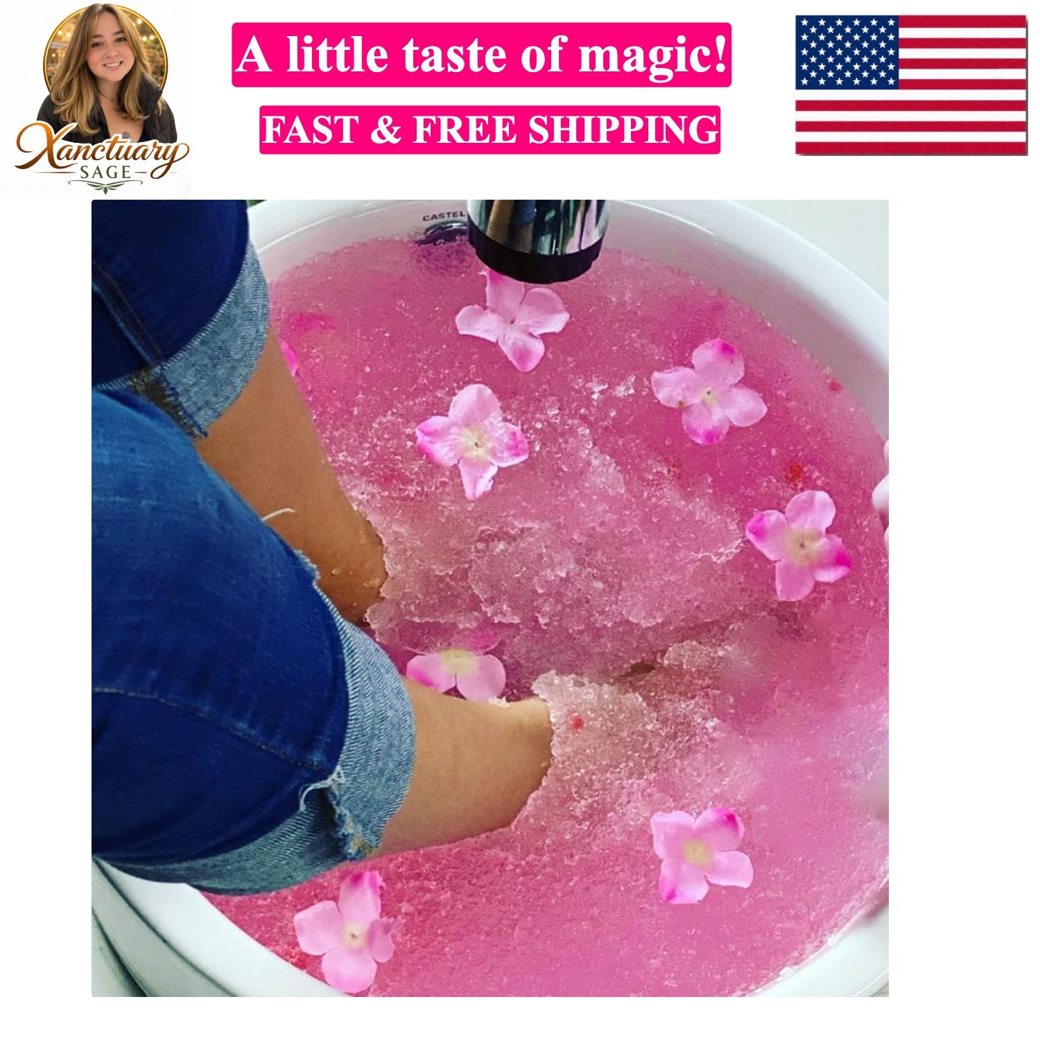 Foot Soak, 3 Pack Jelly Spa Pedicure Spa, Bubble Foot Bath Spa, Salon Pedi, R...