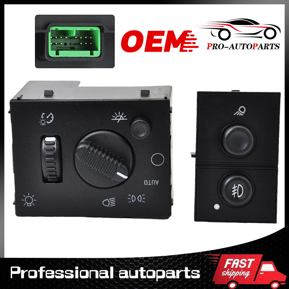 ✅✅Headlight Switch & Fog Light Switch For 2003-2007 Chevy Silverado GMC Sierra