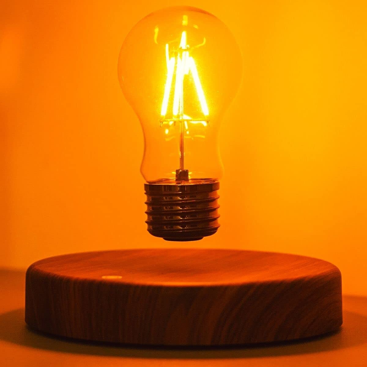 ENAPY Floating & Spinning Magnetic Light Bulb Night Lamp - Creative Gift Item