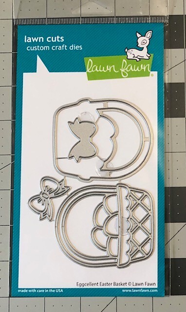 NEW Lawn Fawn Lawn Cuts Eggcellent Easter Basket Die Set $20 Value