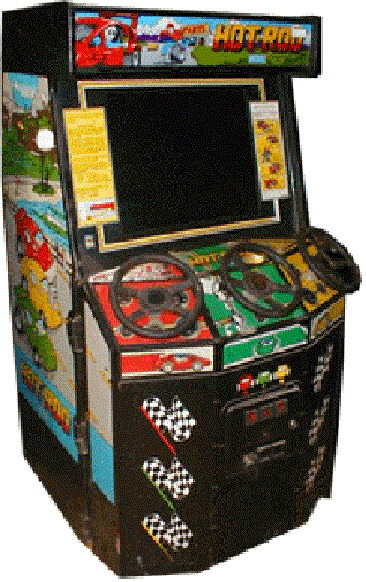 HOT ROD ARCADE MACHINE by SEGA (Excellent Condition) *RARE*