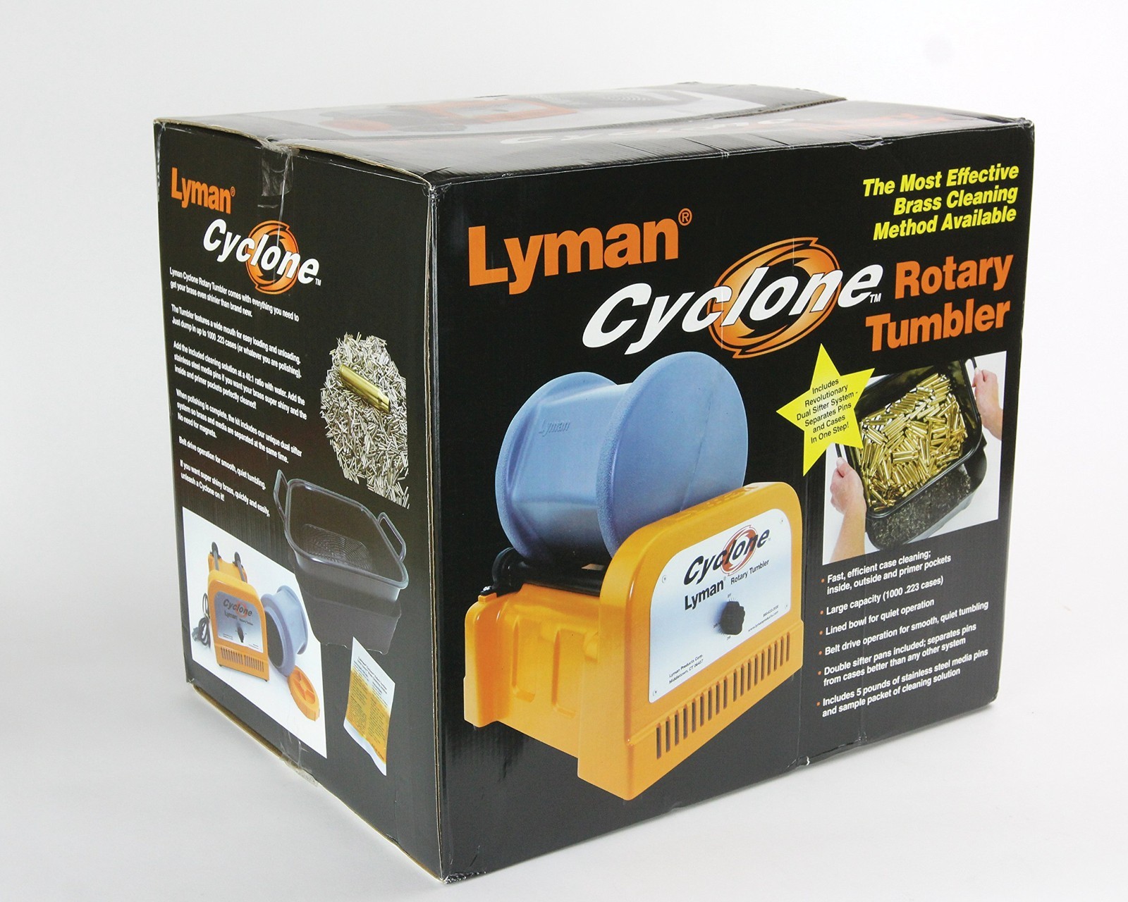 Lyman Cyclone Stainless Steel Rotary Brass Case Tumbler (115V) - 7631550