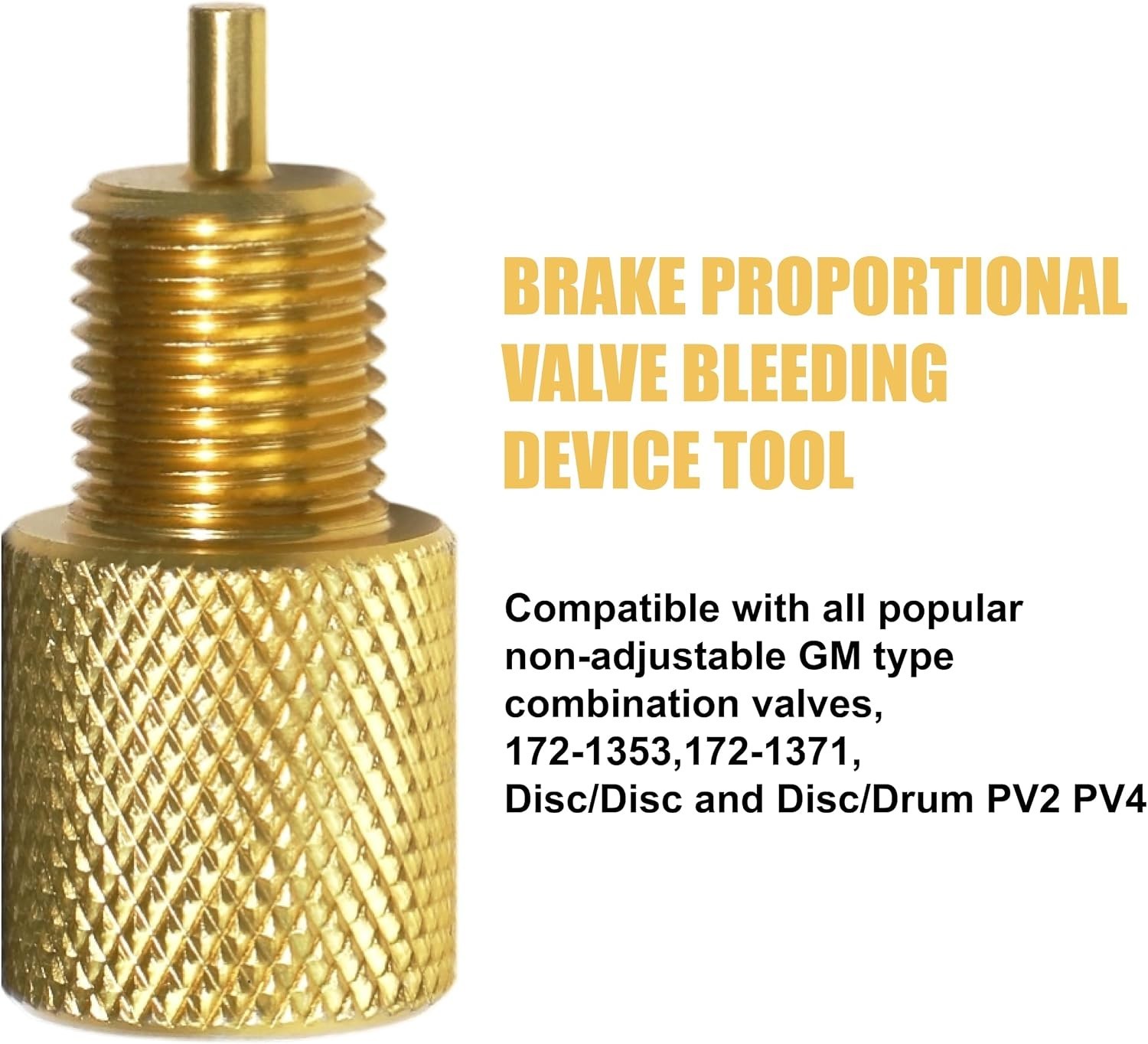 Brake Proportioning Valve Bleeder Tool, Valve Bleeding Tool Compatible with Gm