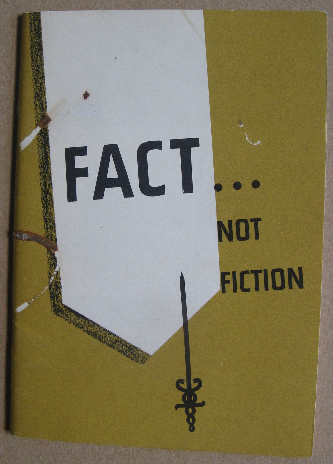 Cancer Booklet 1956 General Electric FACT NOT FICTION (NYC Cancer Committee)