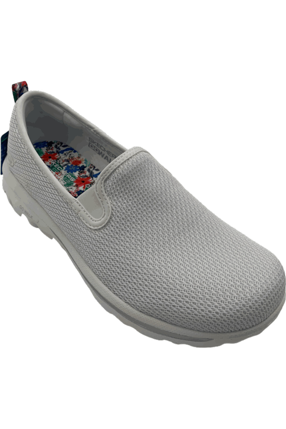 Skechers GOwalk Travel Washable Mesh Gored Slip-Ons Lima White