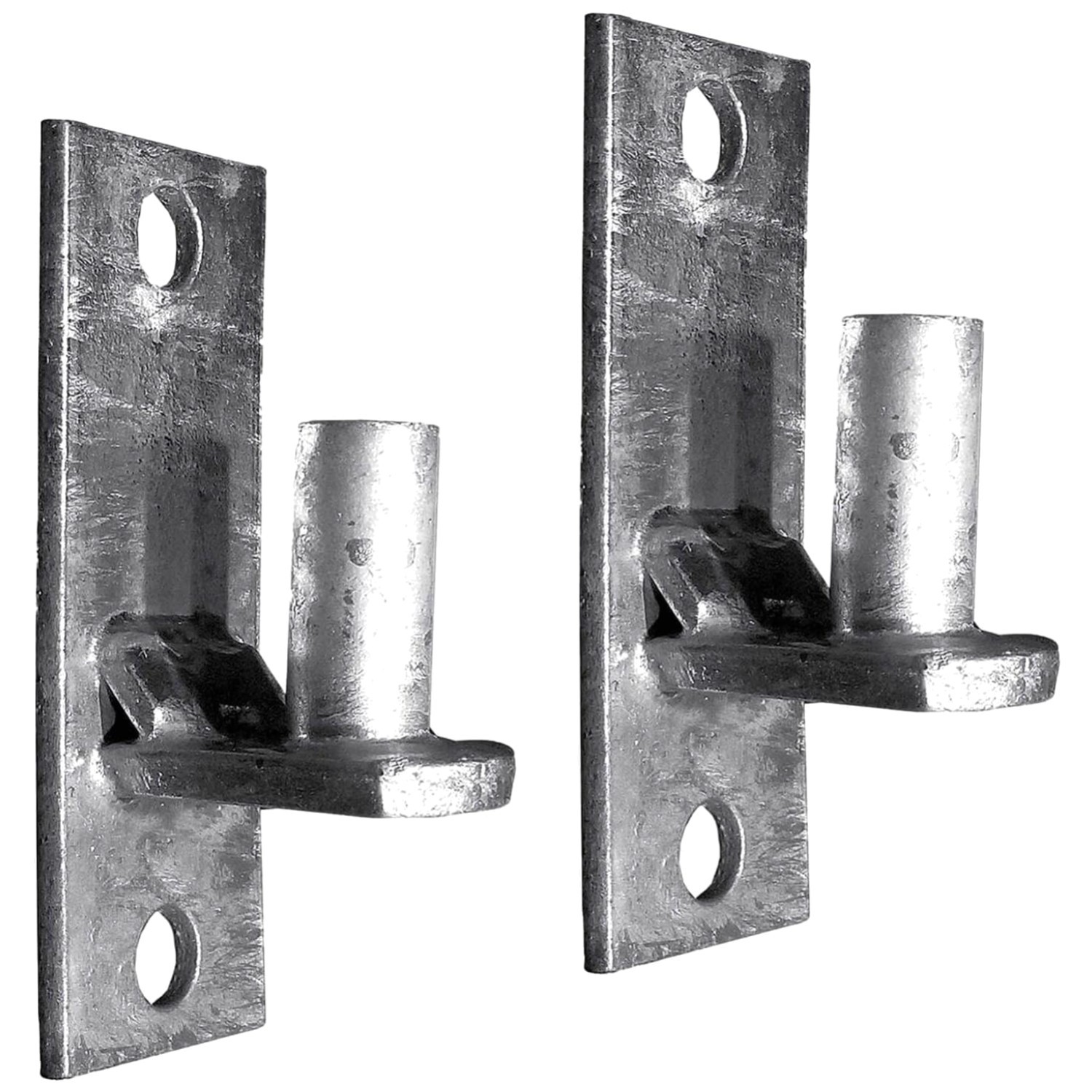Rust-Resistant Wall Mount Hinges 2 Pack