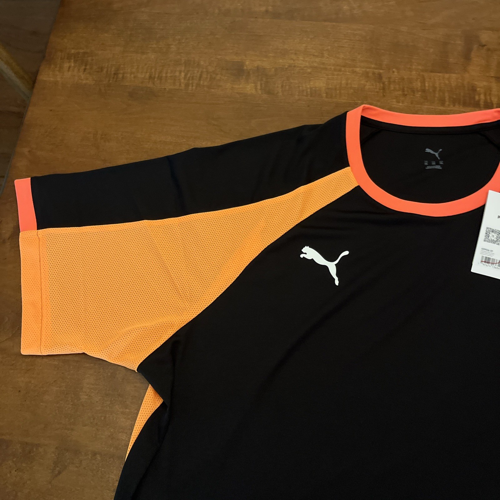 Puma LIGA Jersey Medium Black-Heat-Fire Med M