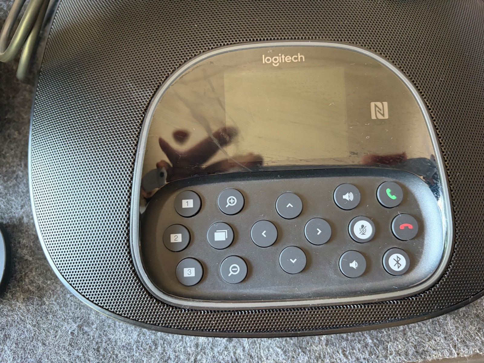 Complete Logitech GROUP Video Conferencing System Duplex Speakerphone TESTED
