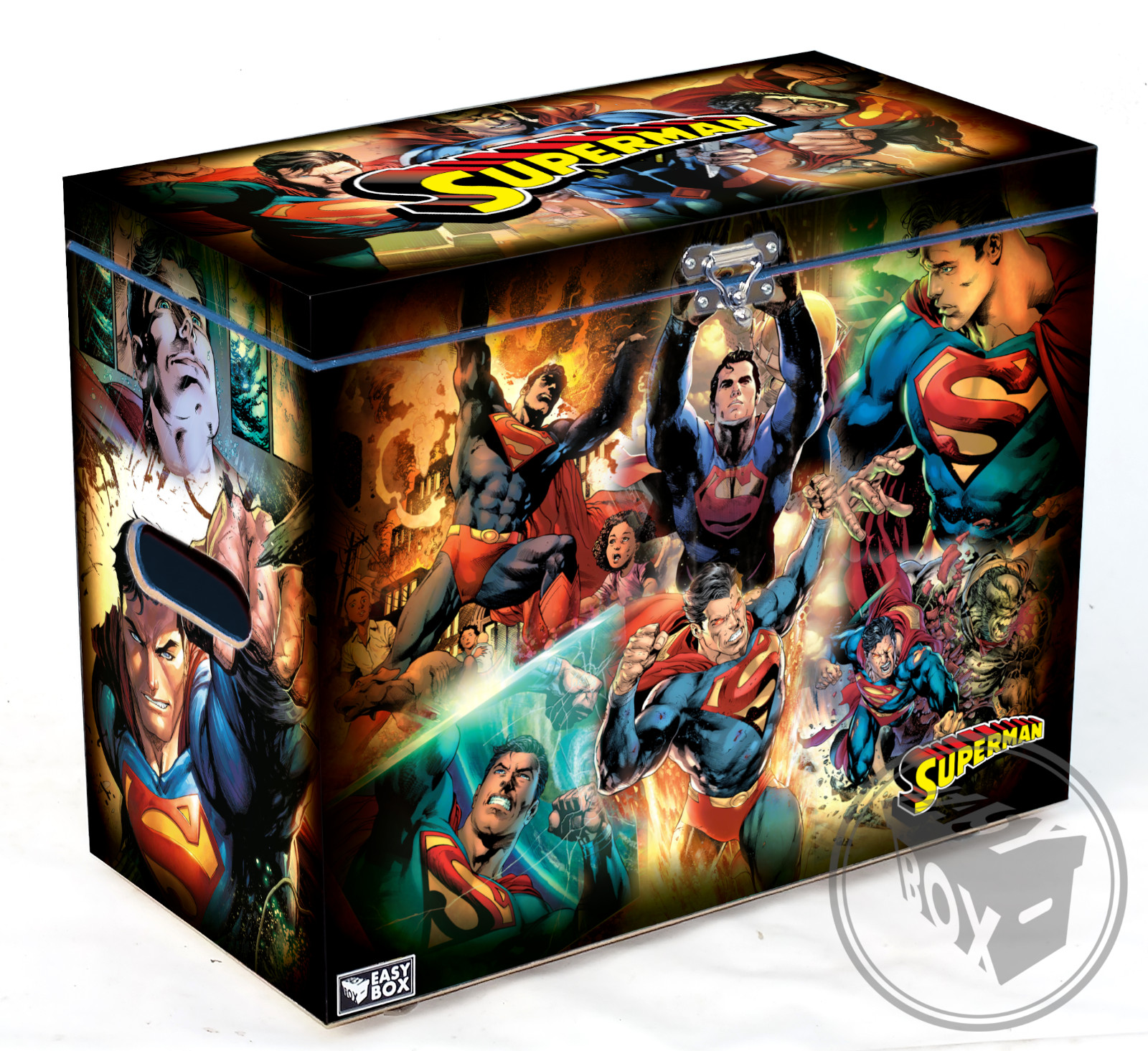 Superman - Large Comic Book Hard Box Chest MDF