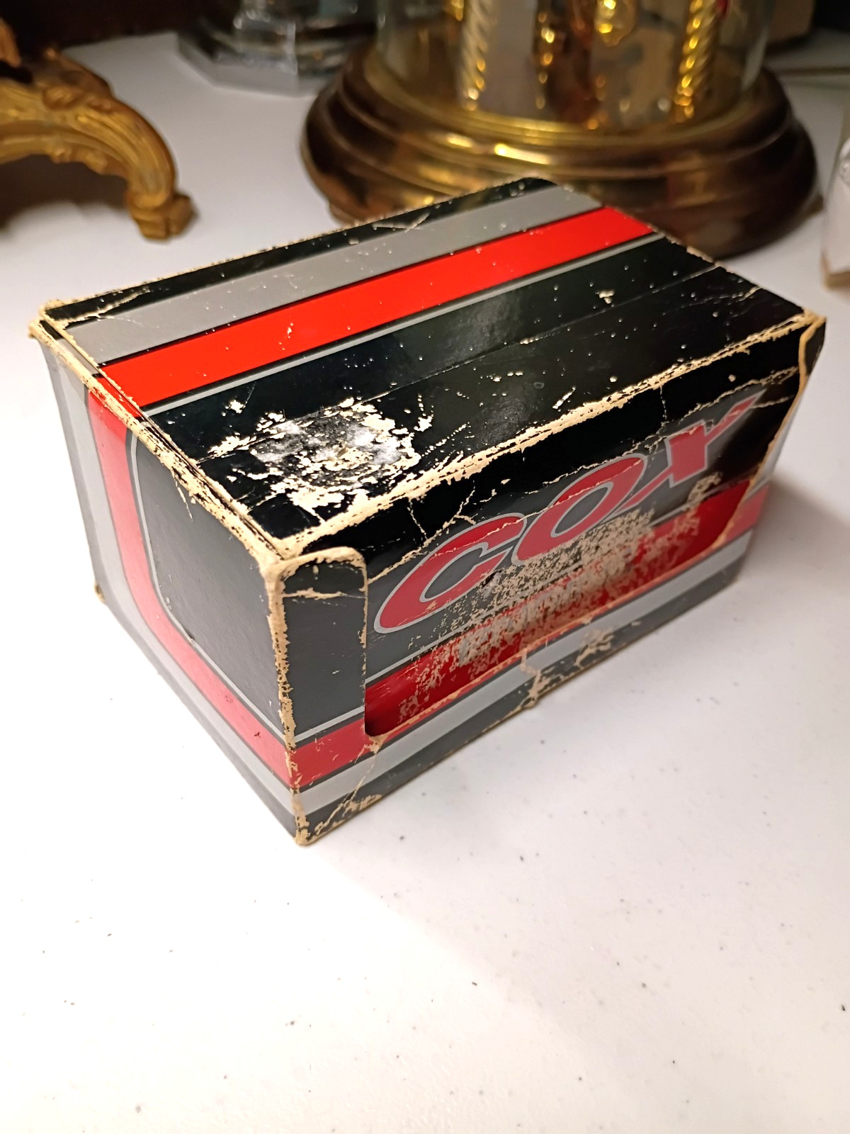 Vtg COX R/C BEE .049 Model Airplane Engine w/Muffler Tools Box Good Compression!