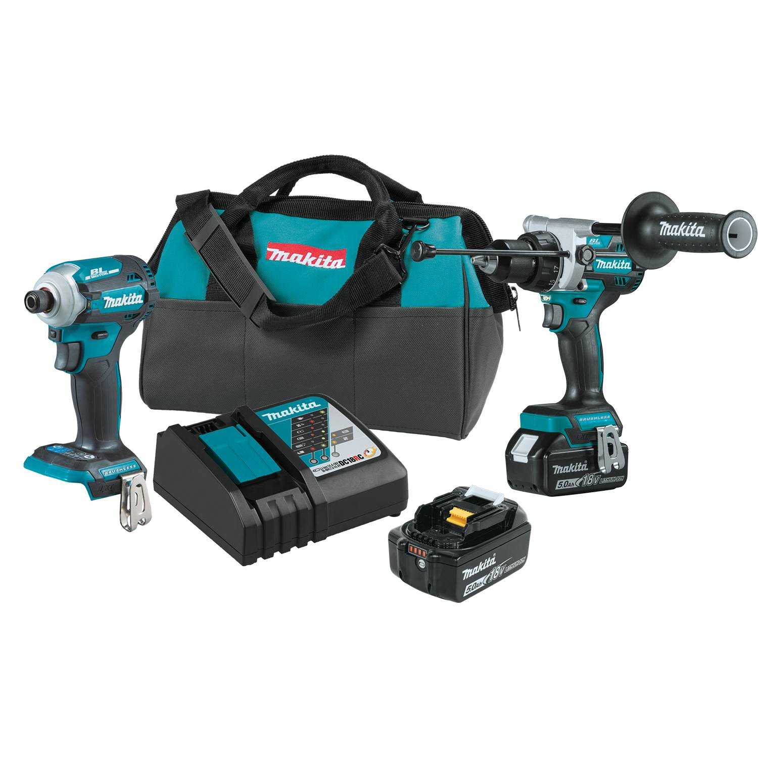 Makita XT288T 18V LXT® Lithium-Ion Brushless Cordless 2-Pc. Combo Kit