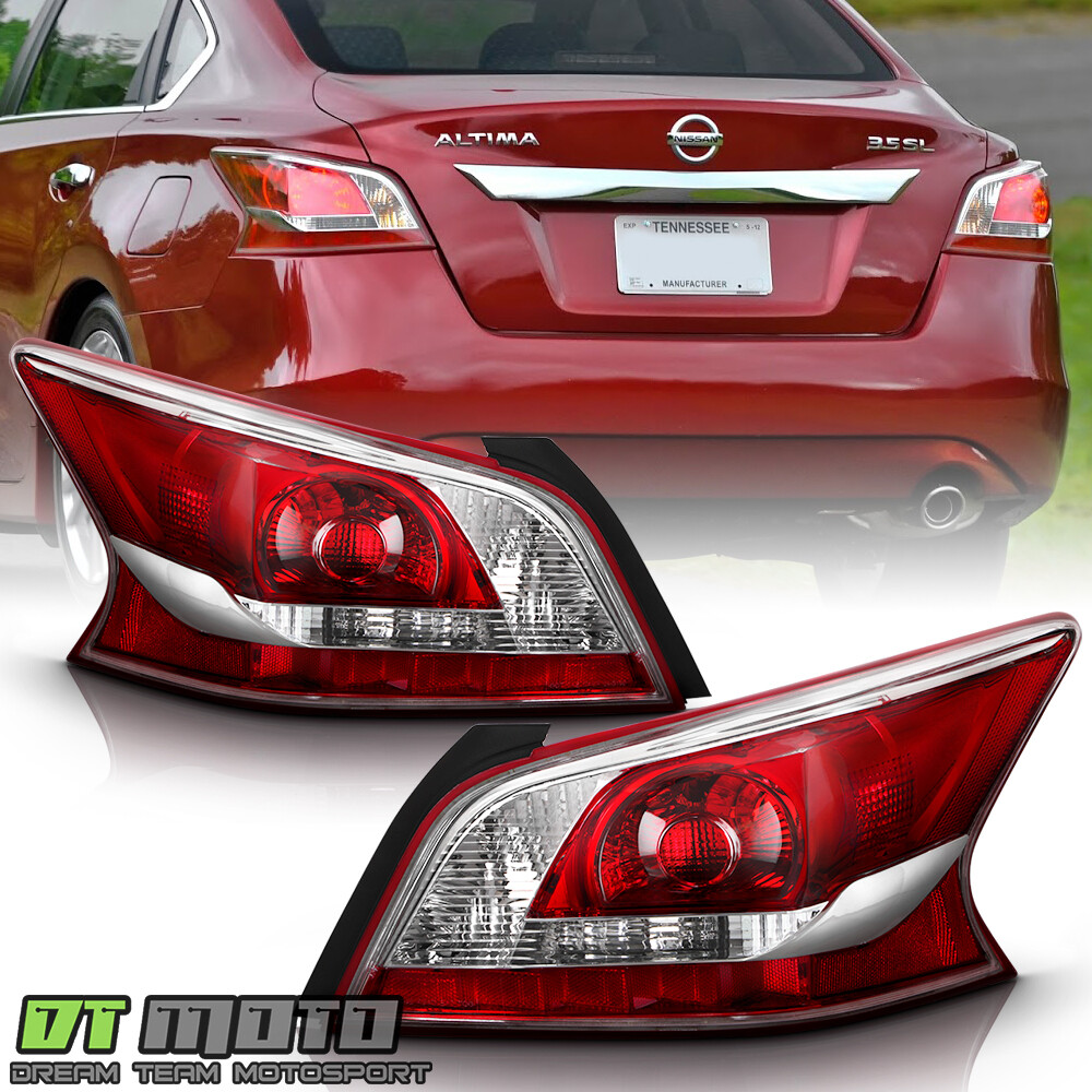 For 2013 2014 2015 Nissan Altima Sedan Halogen Tail Lights Brake Lamp Left+Right