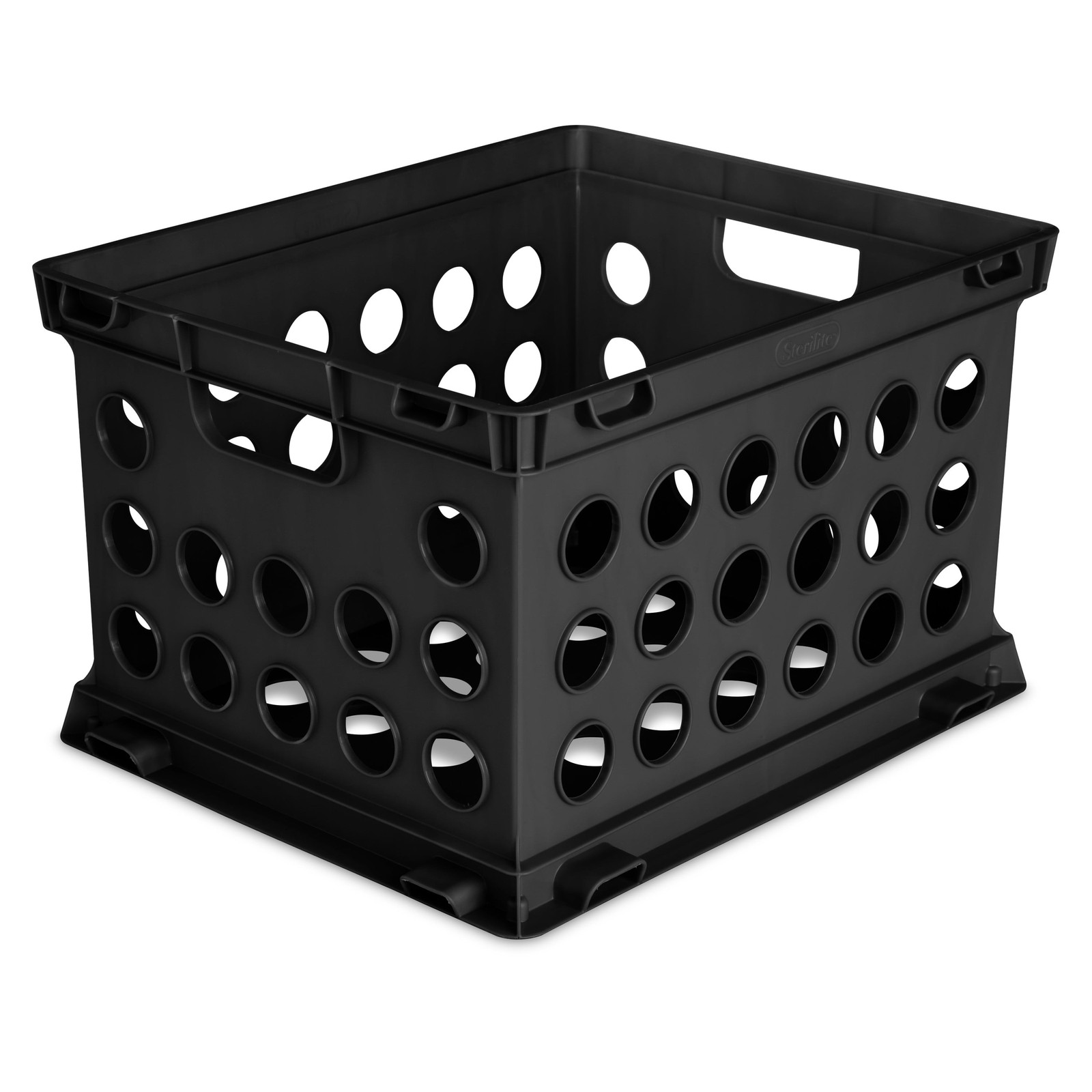 Sterilite File Crate, Versatile Plastic Storage Bin with Through Handles