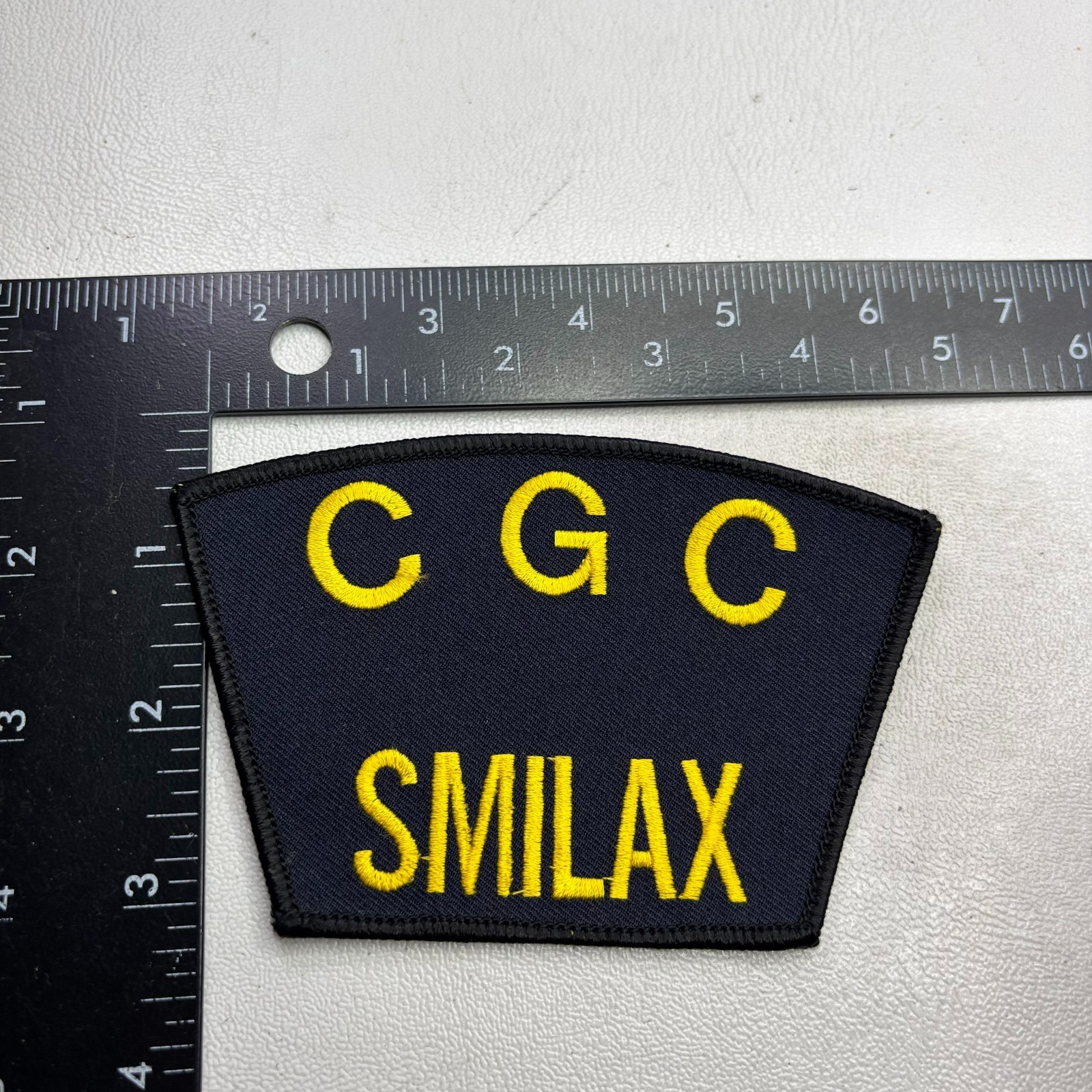 US COAST GUARD TENDER ~ CGC SMILAX Hat Patch 50D3