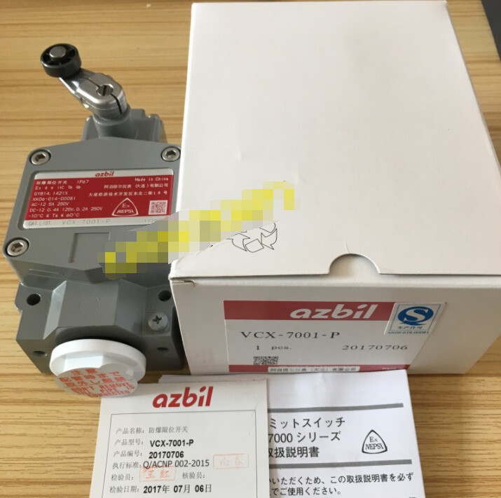 1PC New Azbil VCX-7001-P VCX7001P Limit Switch In Box Free Shipping