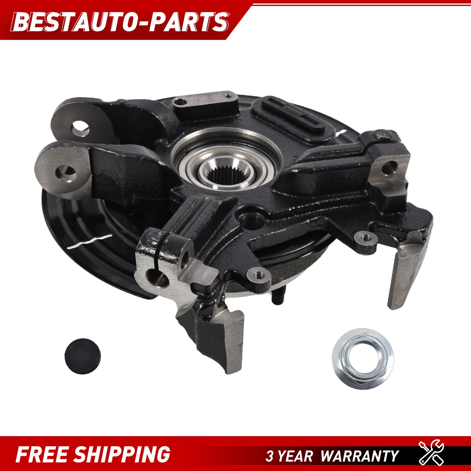 Rear Right Steering Knuckle Hub Bearing Assembly for 2002-2005,03 Ford Explorer