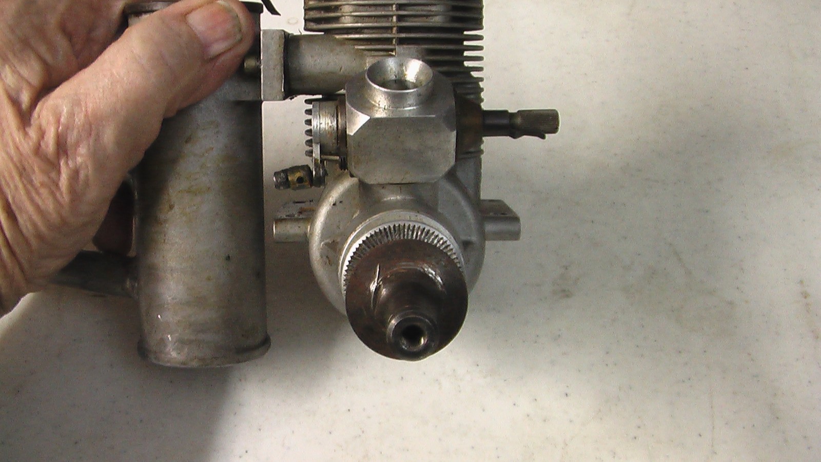 Webra 120 RC with muffler runs well