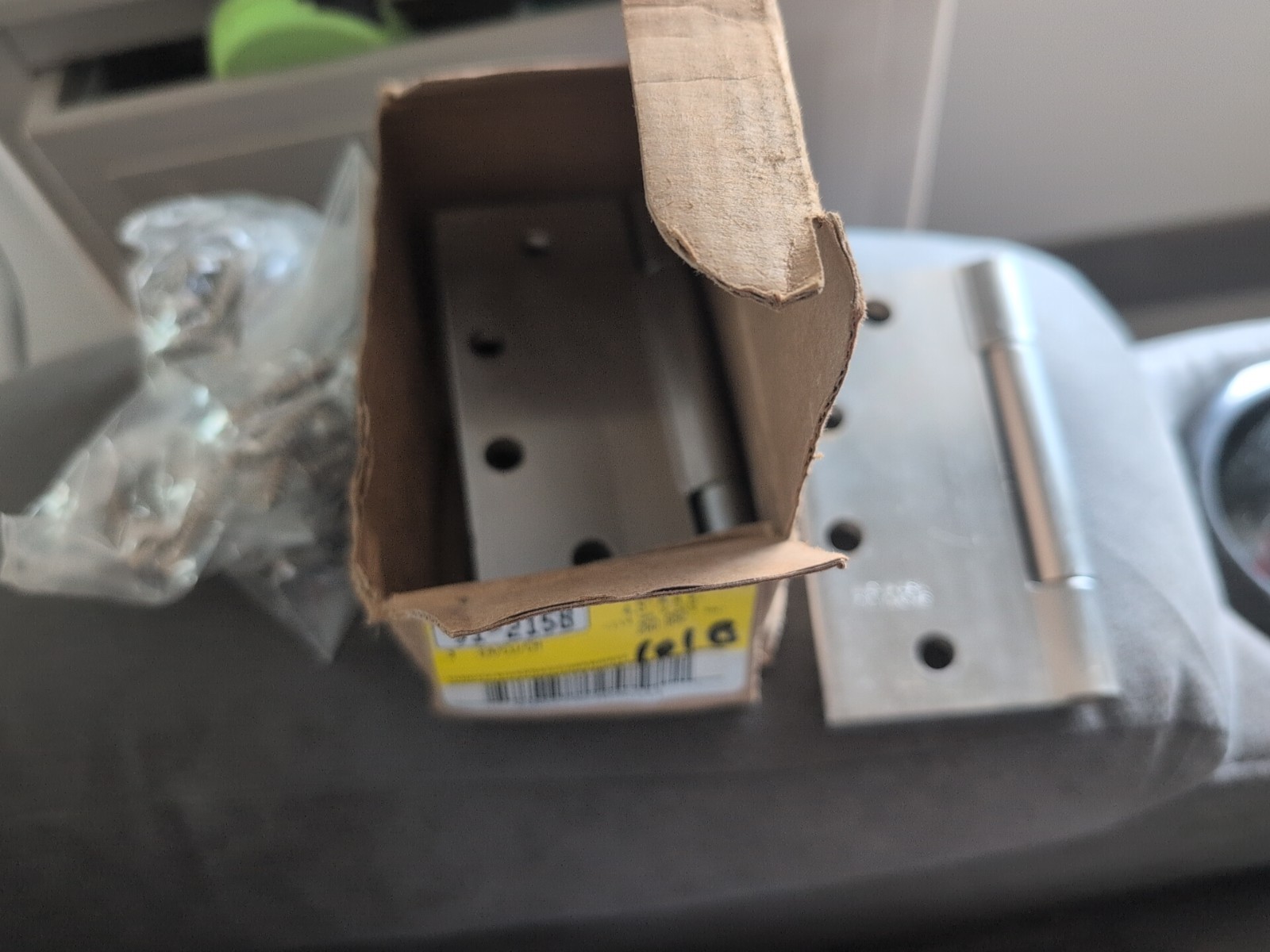 (3) Stanley Security CB1900 4.5" X 4.5 26D 652 Hinge Stainless Steel NOS USA