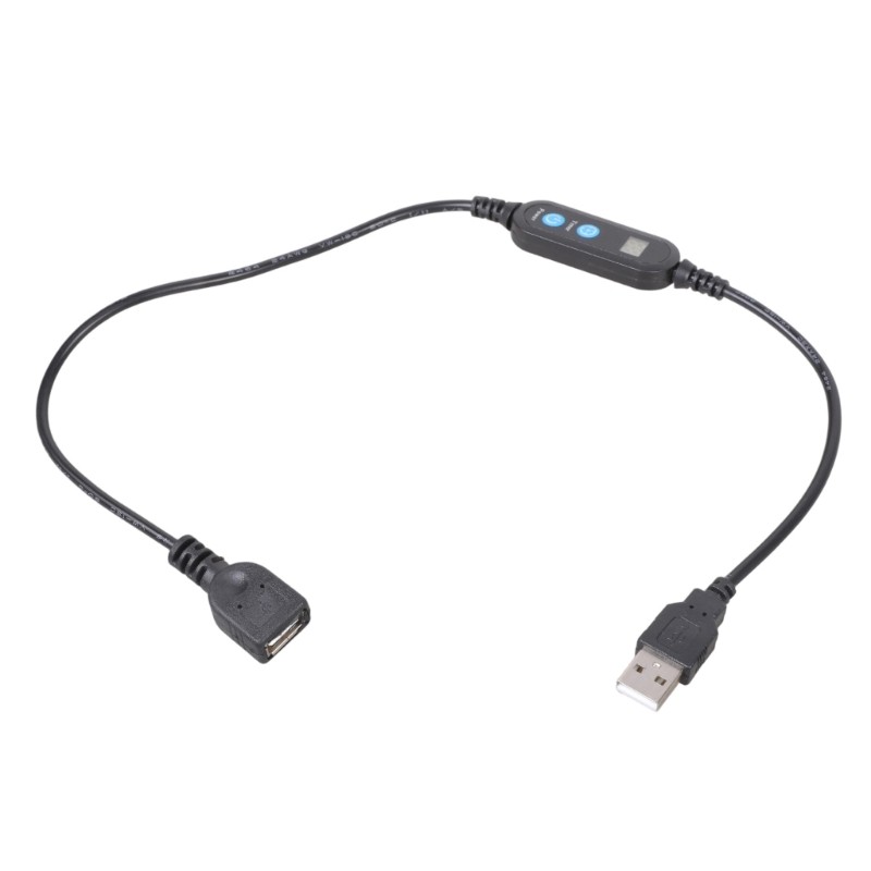 USB Timer Switching Cable 5V-20V Time Presetable Control For Home Electronics