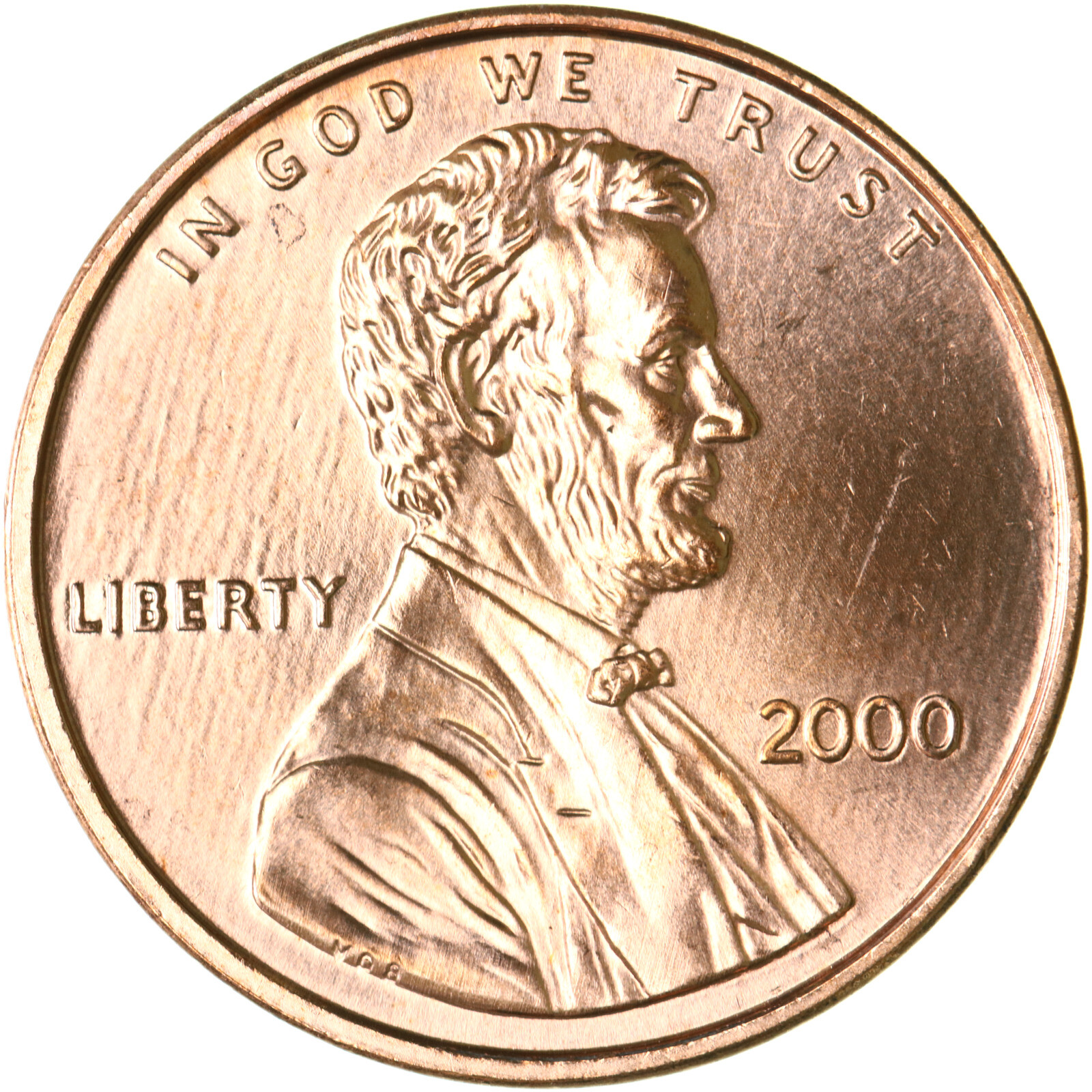 2000 (P) Lincoln Memorial Cent Choice BU Penny US Coin