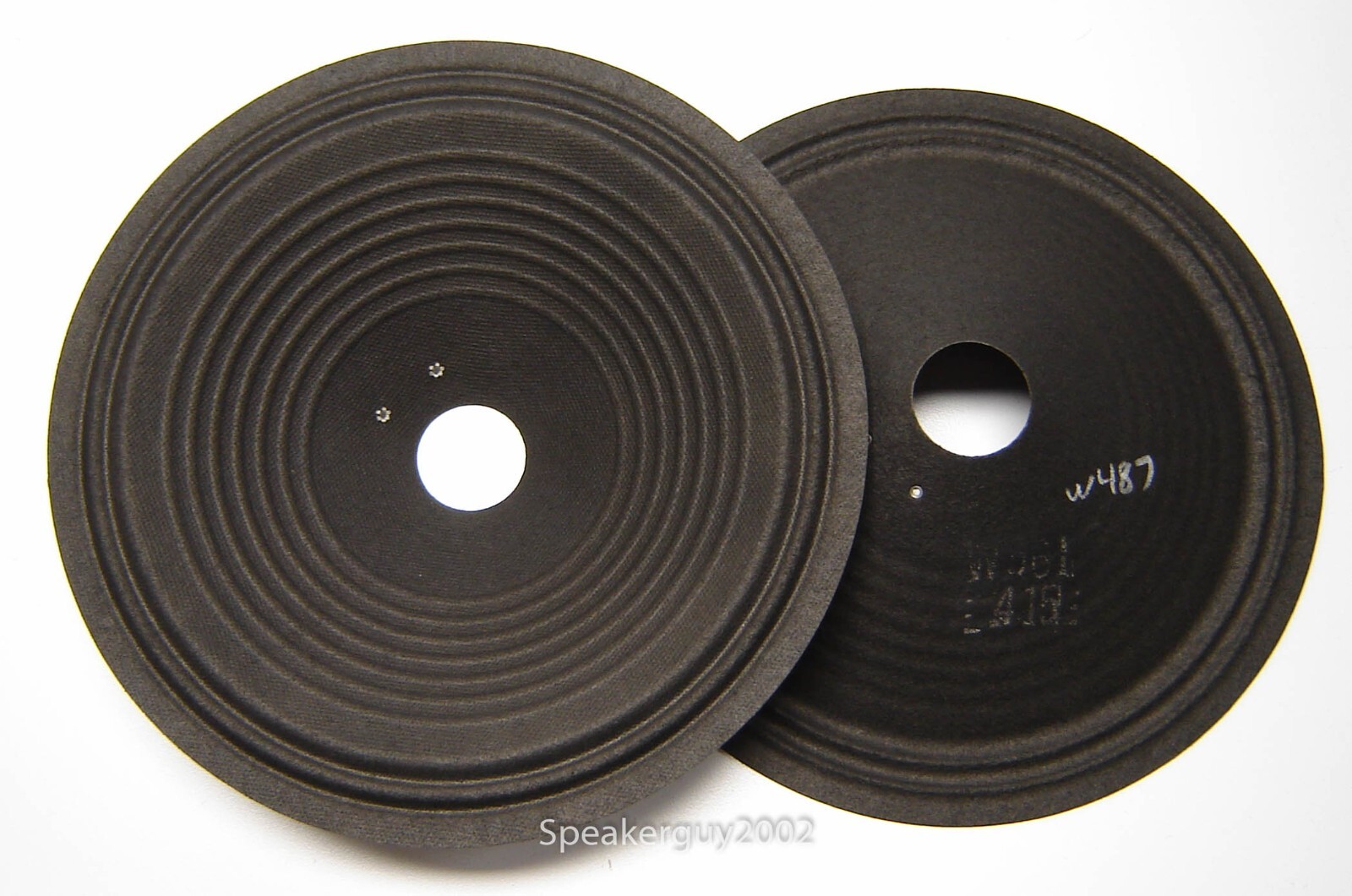 Pair 8" Paper Cones - Speaker Parts - W487