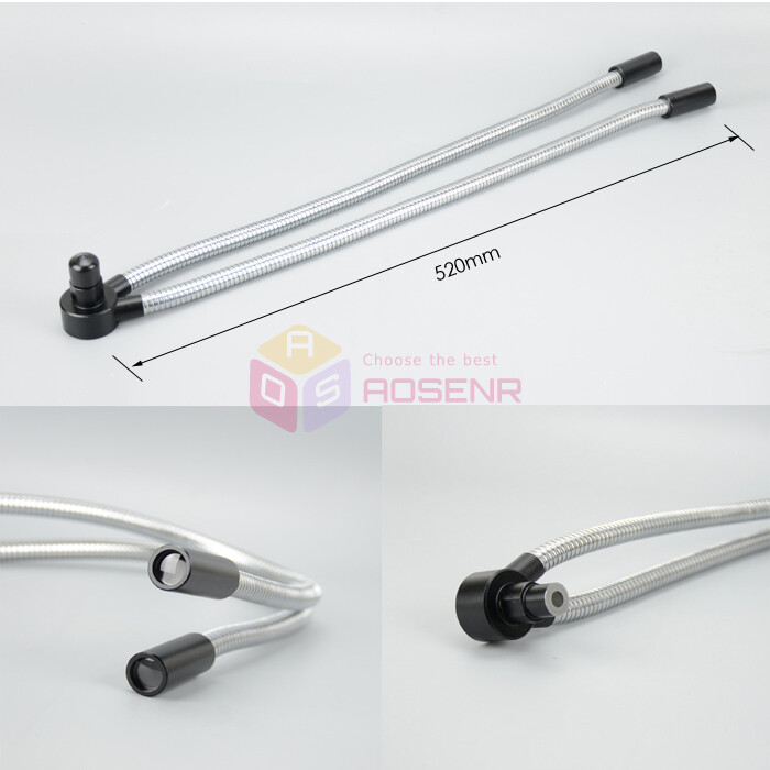 XD-301 150W Dual Metal Pipe Fiber Optic Halogen Cold Light Source Illuminator