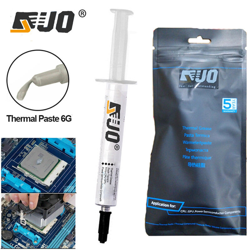 2X6G High Performance Silver Thermal Grease CPU Heatsink Compound Paste Syringe